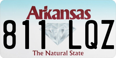 AR license plate 811LQZ