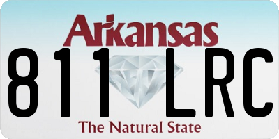 AR license plate 811LRC