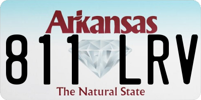 AR license plate 811LRV