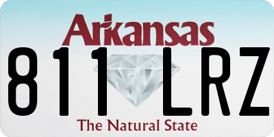 AR license plate 811LRZ