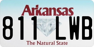 AR license plate 811LWB