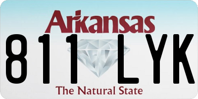 AR license plate 811LYK