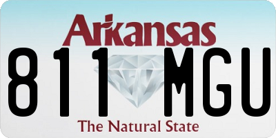 AR license plate 811MGU