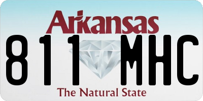 AR license plate 811MHC