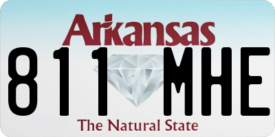 AR license plate 811MHE