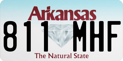 AR license plate 811MHF
