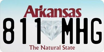 AR license plate 811MHG