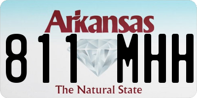 AR license plate 811MHH