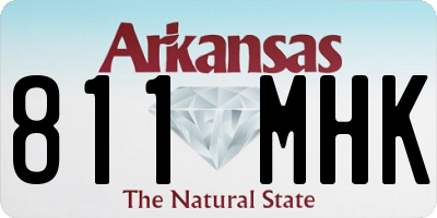 AR license plate 811MHK