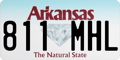 AR license plate 811MHL