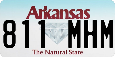 AR license plate 811MHM