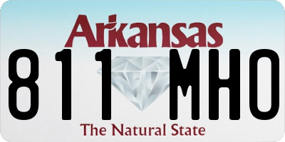 AR license plate 811MHO