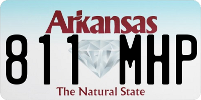 AR license plate 811MHP