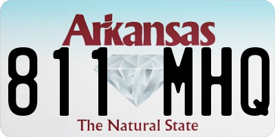 AR license plate 811MHQ