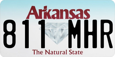AR license plate 811MHR