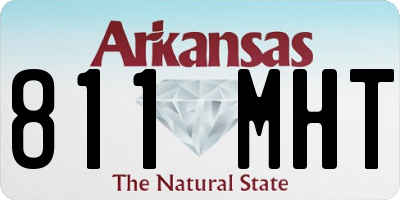AR license plate 811MHT