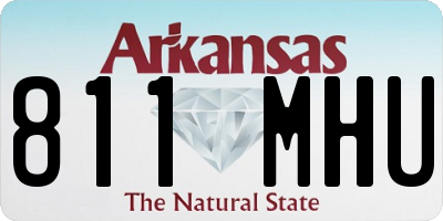 AR license plate 811MHU