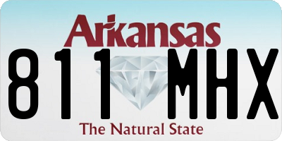 AR license plate 811MHX