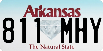 AR license plate 811MHY