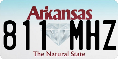 AR license plate 811MHZ