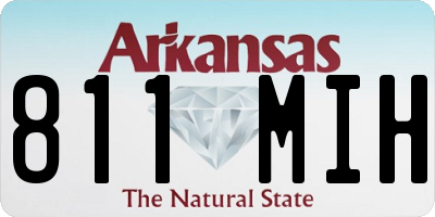 AR license plate 811MIH