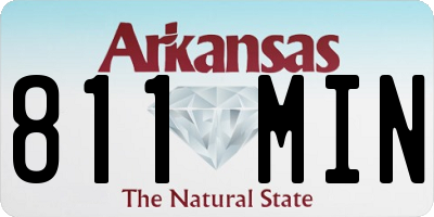 AR license plate 811MIN