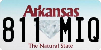 AR license plate 811MIQ