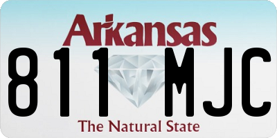 AR license plate 811MJC