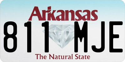 AR license plate 811MJE