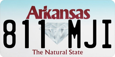 AR license plate 811MJI