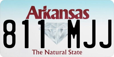 AR license plate 811MJJ