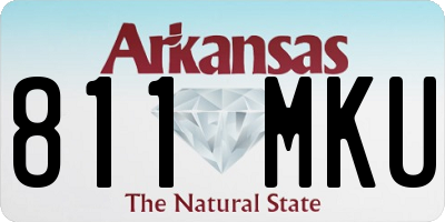 AR license plate 811MKU