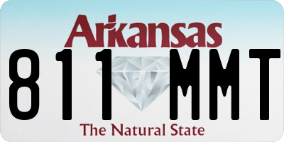AR license plate 811MMT