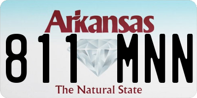 AR license plate 811MNN
