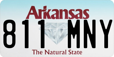 AR license plate 811MNY