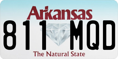 AR license plate 811MQD