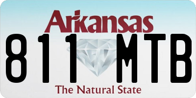 AR license plate 811MTB