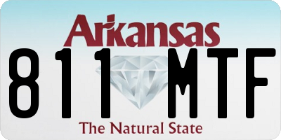 AR license plate 811MTF