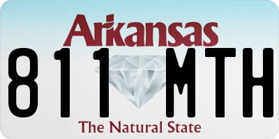 AR license plate 811MTH