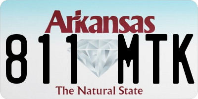 AR license plate 811MTK