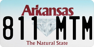 AR license plate 811MTM