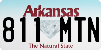 AR license plate 811MTN