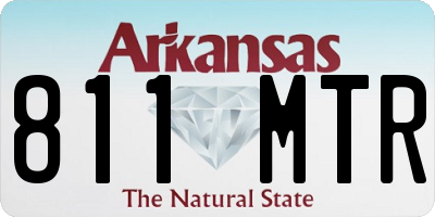 AR license plate 811MTR
