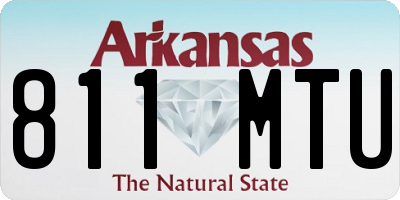 AR license plate 811MTU