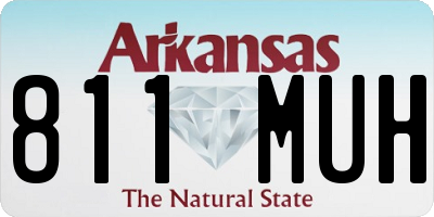 AR license plate 811MUH