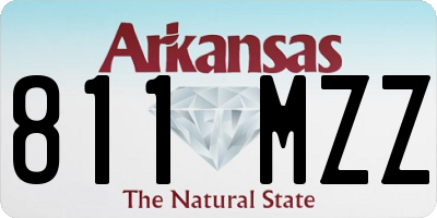 AR license plate 811MZZ