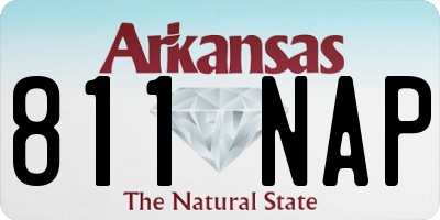 AR license plate 811NAP
