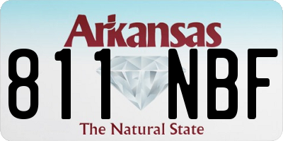AR license plate 811NBF