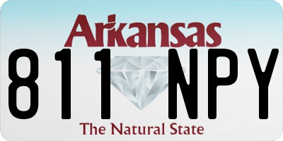 AR license plate 811NPY