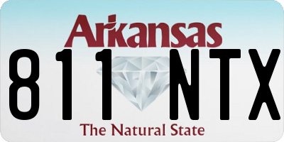 AR license plate 811NTX